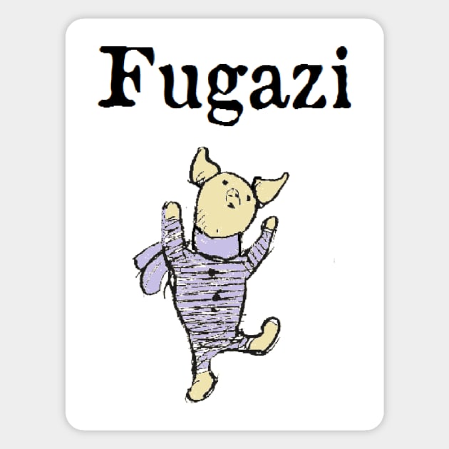 FUGAZI Magnet by Stubbs Letterpress